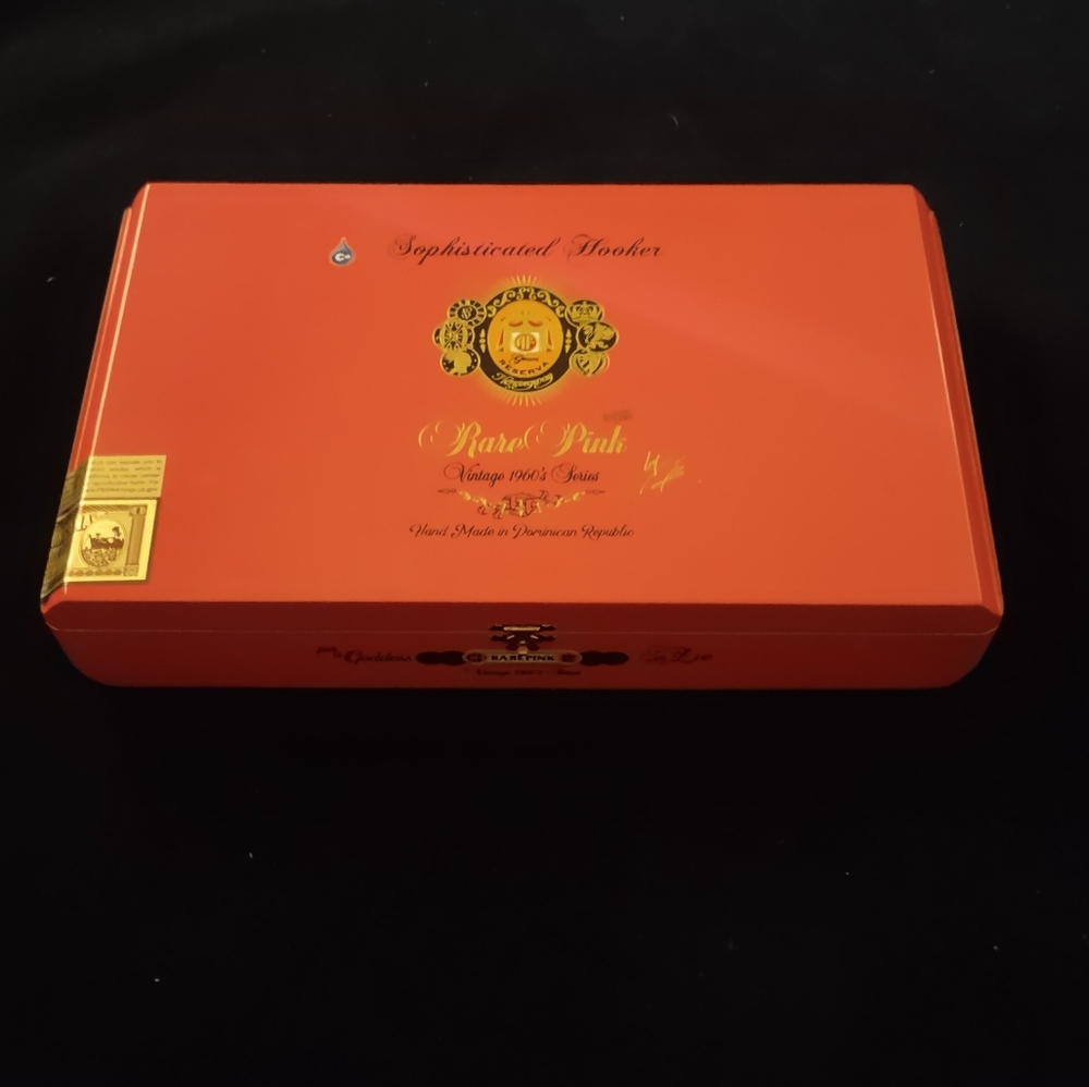 Rare Pink Sophisticated Hooker cigar box